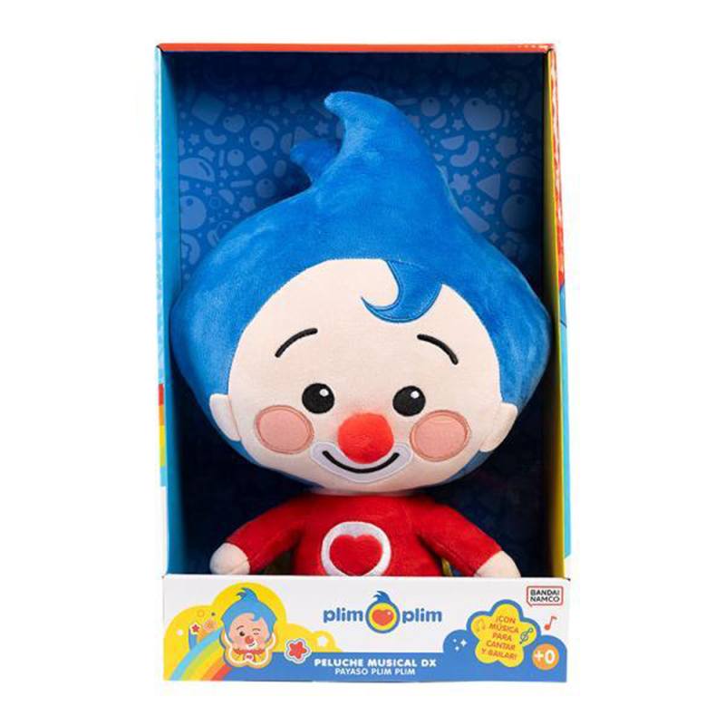 Plim Plim Plim Palhaço Peluche Musical