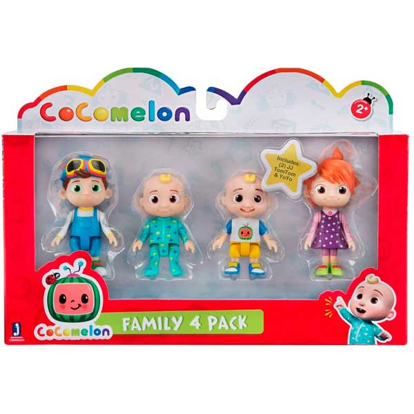 CoComelon Pack Familia 4 Figuras - Imagen 1