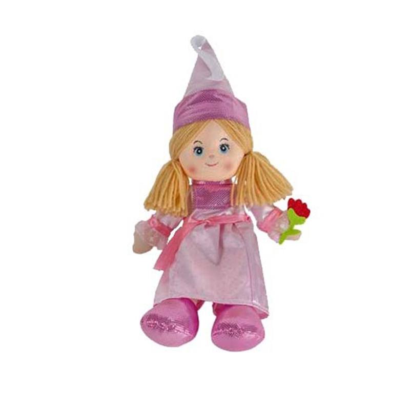 Nina de Drap Princesa amb Rosa 30cm