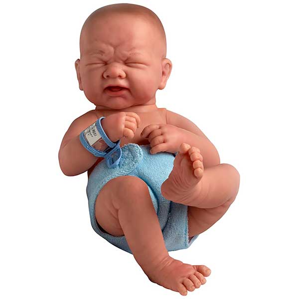 Muñeco Newborn con Pañal Azul 36cm - Imagen 1