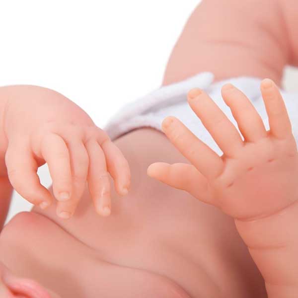 Muñeca Newborn con Pañal Rosa 36cm - Imagen 2