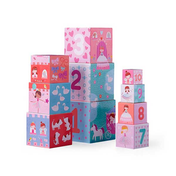 Cubos Apilables Princesa - Imagen 1