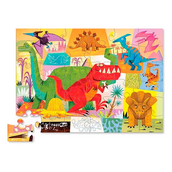 Puzzle 36p Dino Silueta - Imatge 1