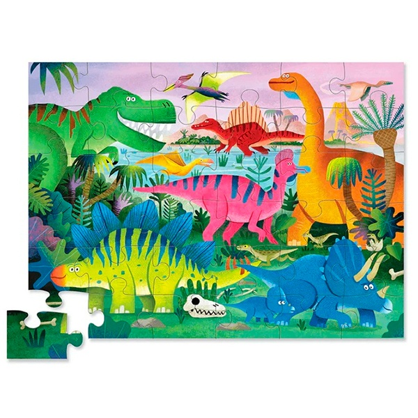 Quebra-cabeça Dino Land 36 Peças - Imagem 1