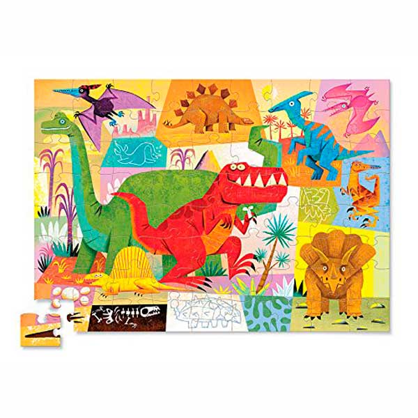 Puzzle Dinosaurios 72 Piezas Crocodile Creek - Imagen 1