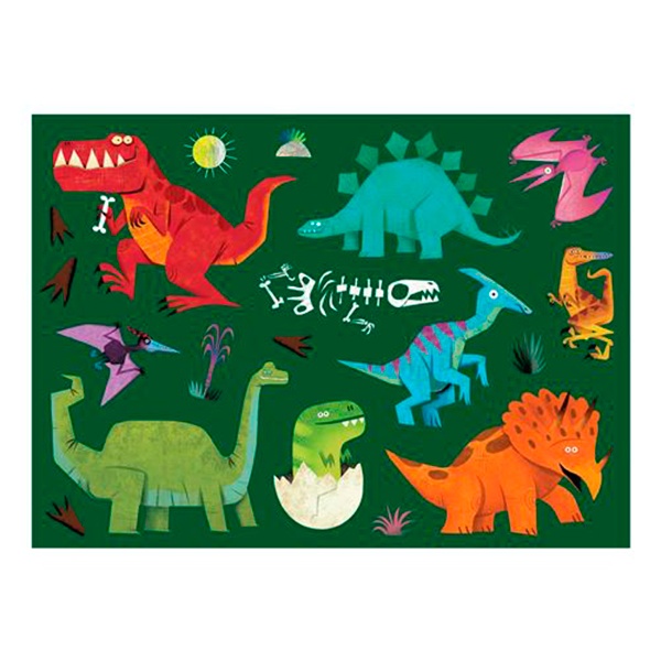 Pôster Gigante para Colorir Dinossauros - Imagem 2