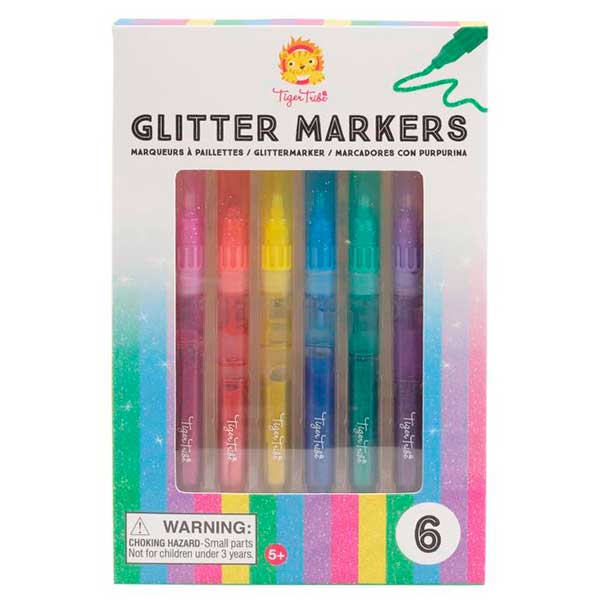 Caixa 6 Marcadores de Glitter - Imagem 1