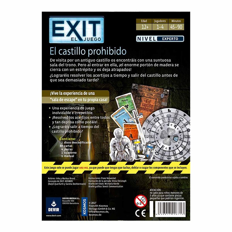 Juego Exit El Castillo Prohibido - Imagen 1