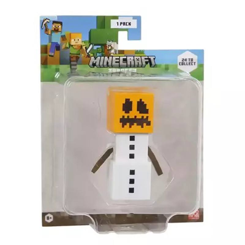 Minecraft Figura Golem de Nieve con Sello - Imagen 1