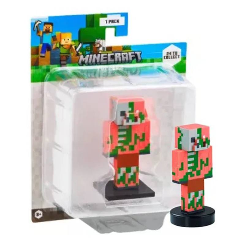 Minecraft Figura Zombie Pigman con Sello - Imagen 1