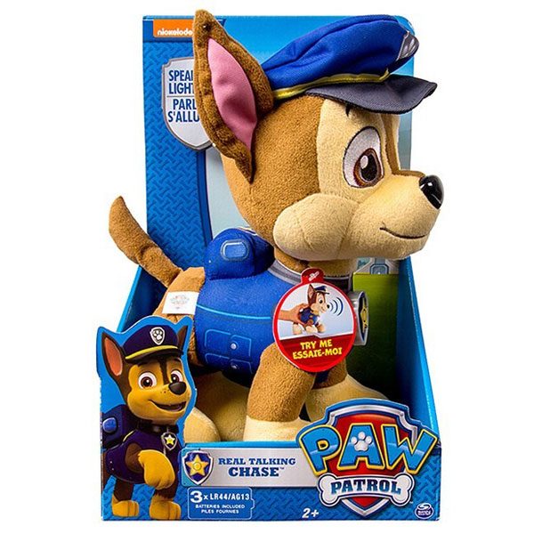 Peluche Chase Luces y Sonidos Paw Patrol - Imagen 1