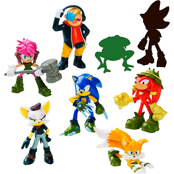 Sonic Pack 8 Figuras Sonic Garras - Imagen 1