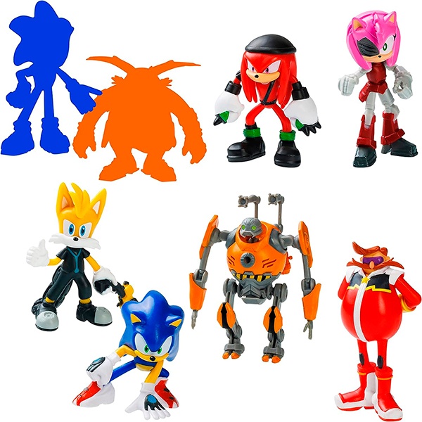 Sonic Pack 8 Figuras Sonic Guantes - Imagen 1