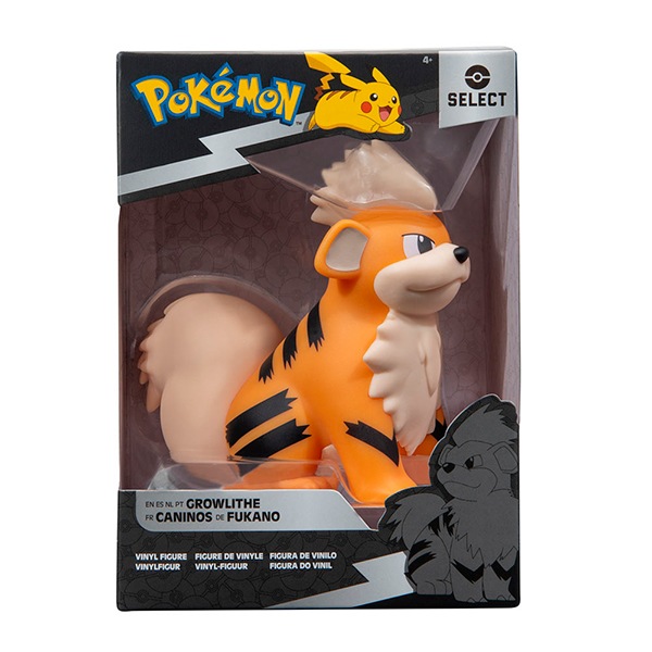Pokémon Figura Growlithe Vinil 10cm - Imagem 2