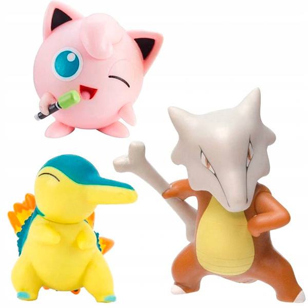 Pokémon Pack Cyndaquil Jigglypuff y Marowak - Imagen 1