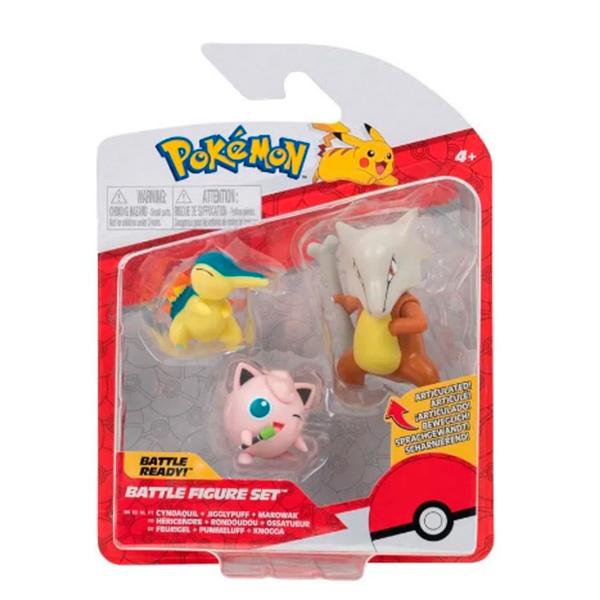 Pokémon Pack Cyndaquil Jigglypuff y Marowak - Imatge 1
