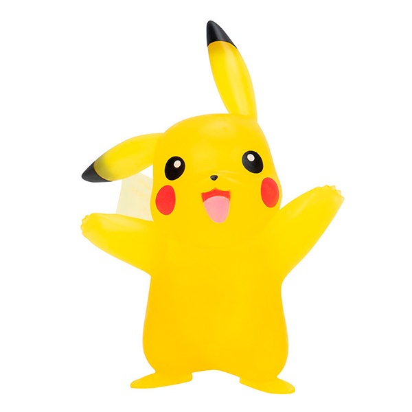 Pokémon Figura Pikachu Translúcido 8cm - Imagem 1