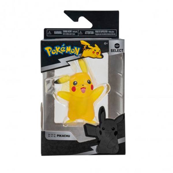 Pokémon Figura Traslúcida Pikachu 8cm - Imagen 1