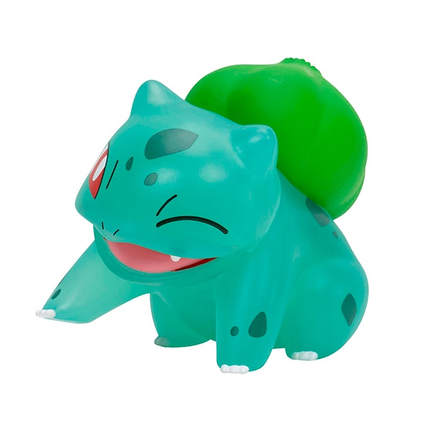 Pokémon Figura Bulbasaur Translúcido 8cm - Imagem 1