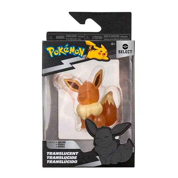 Pokémon Figura Translúcida Eevee 8cm - Imagem 1