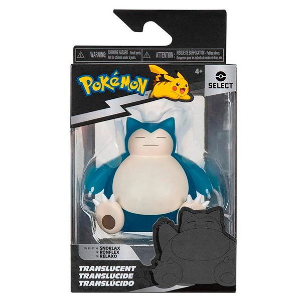 Pokémon Figura Translúcida Snorlax 8cm - Imagem 2