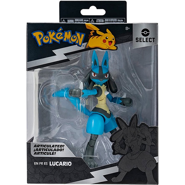 Pokémon Articulado Figura Lucario 15cm - Imagem 1