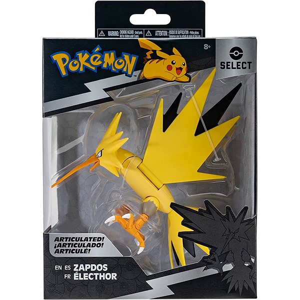 Pokémon Articulado Figura Zapdos 15cm - Imagem 1