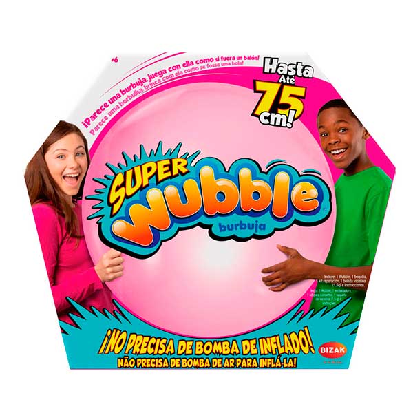 Wubble Super Bubble Rosa - Imagem 1