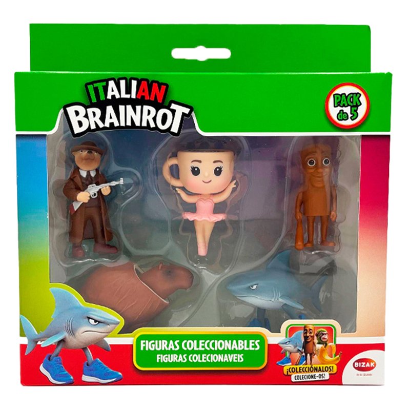 Italian Brainrot - Pack 5 Figuras 5cm - Imagen 1