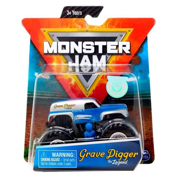Monster Jam Básico Grave Digger Legend 1:64 - Imagem 1