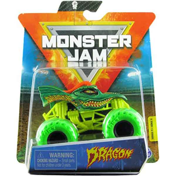 Monster Jam Básico Dragon Verde 1:64 - Imagem 1