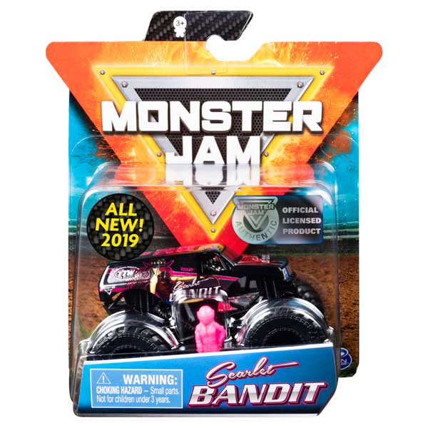 Monster Jam Básico Scarlet Bandit 1:64 - Imagem 1