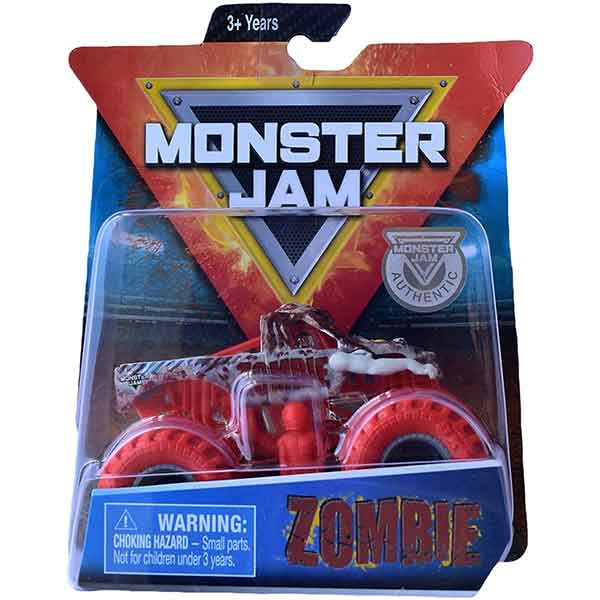 Monster Jam Básico Zombie Rojo 1:64 - Imagen 1