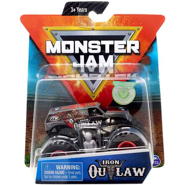 Monster Jam Basic Iron Outlaw 1:64 - Imagem 1