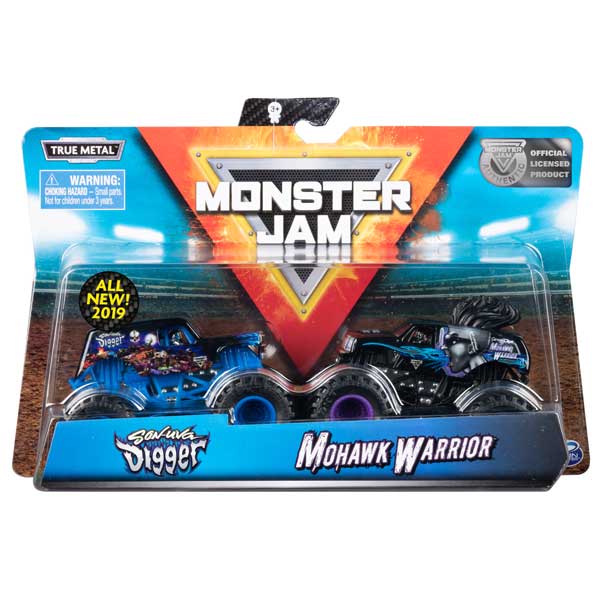 Monster Jam Son-Uva Digger i Mohawk Warrrior 1:64 - Imatge 1