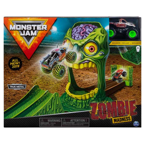 Monster Jam Playset Acrobacias Zombie - Imagen 1
