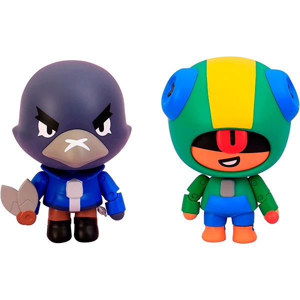 Brawl Stars Figuras Acción Crow y Leon - Imagen 1