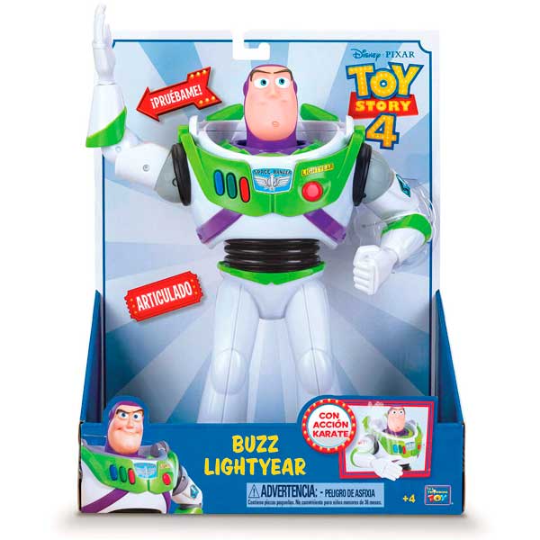 Toy Story Figura Buzz Lightyear Açao Karate - Imagem 1