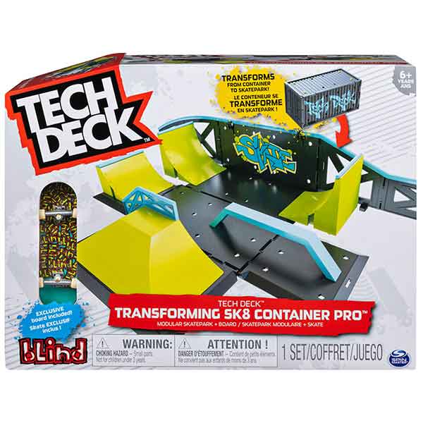 Contenedor Transformable Deluxe Tech Deck - Imagen 1