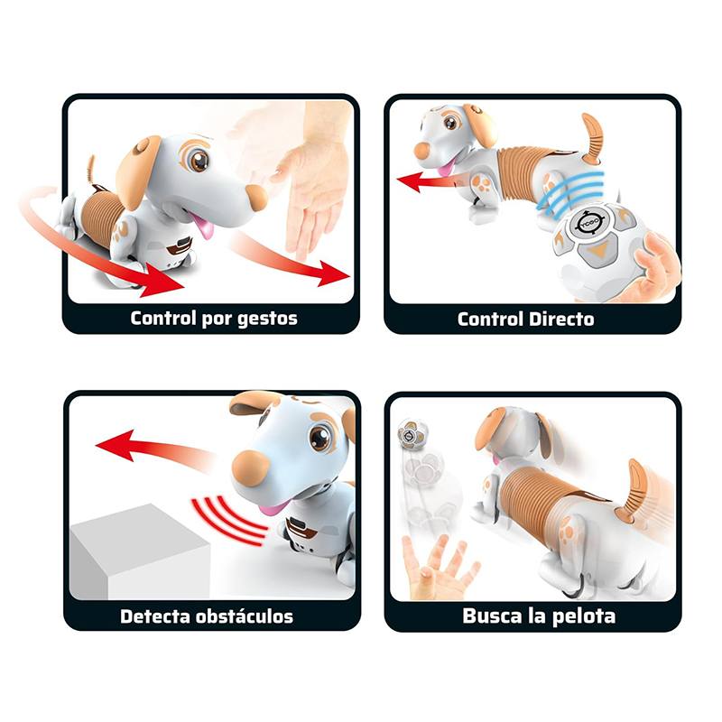 Robo Dash D Marrón Perro Interactivo - Imagen 4