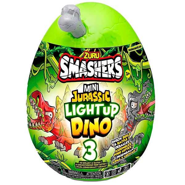Smashers Dino Jurassic Huevo Sorpresa con Luz - Imatge 3