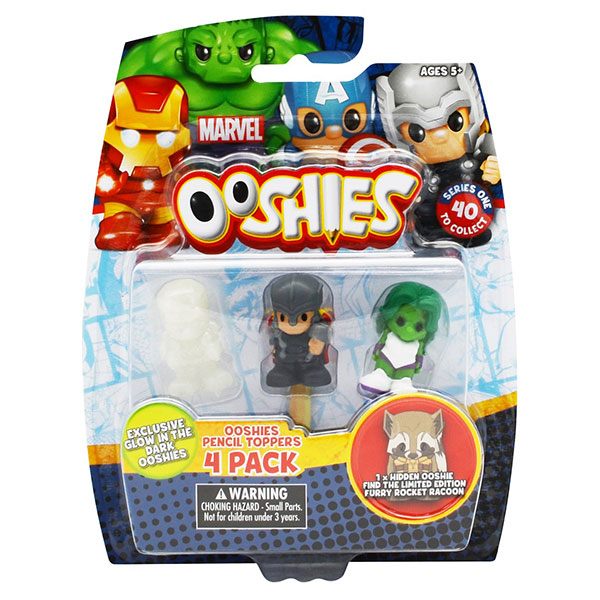 Ooshies DC Comics Pack 4 Mini Figuras Personajes - Imatge 3