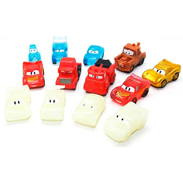 Ooshies Cars Pack 4 Mini Figuras Personajes - Imatge 1