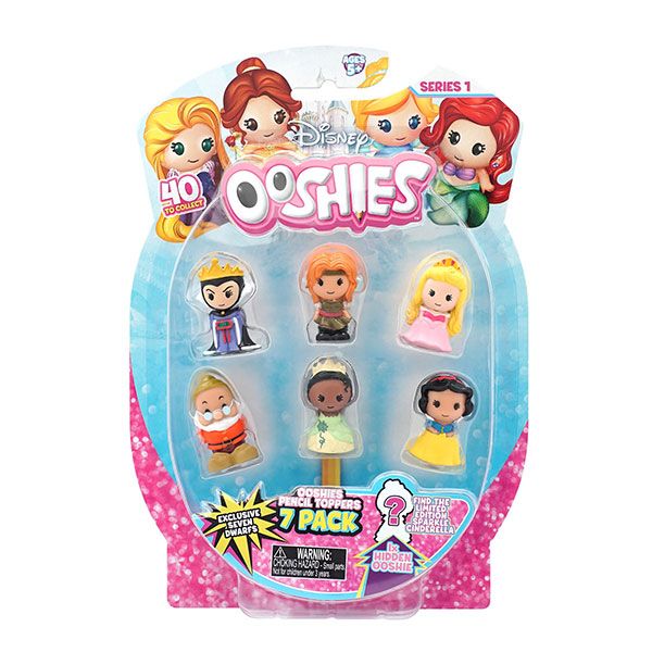 Ooshies Disney Pack 7 Mini Figuras Personajes - Imagen 1