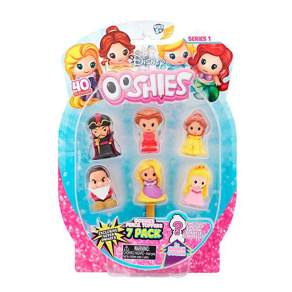 Ooshies Disney Pack 7 Mini Figuras Personajes - Imagen 2