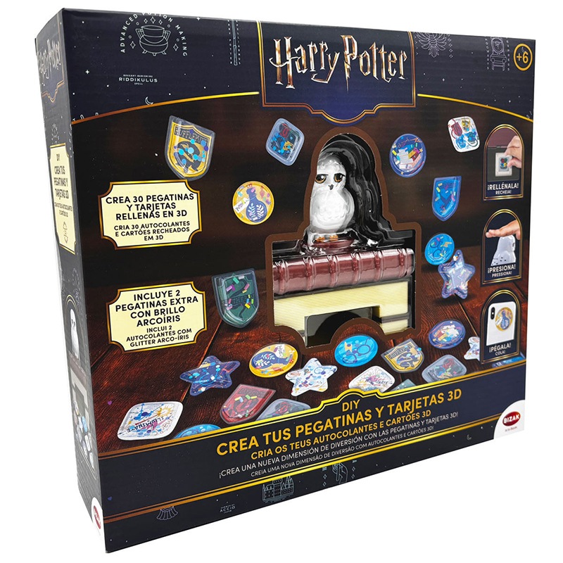 Harry Potter Crea les teves Adhesius i Targetes 3D