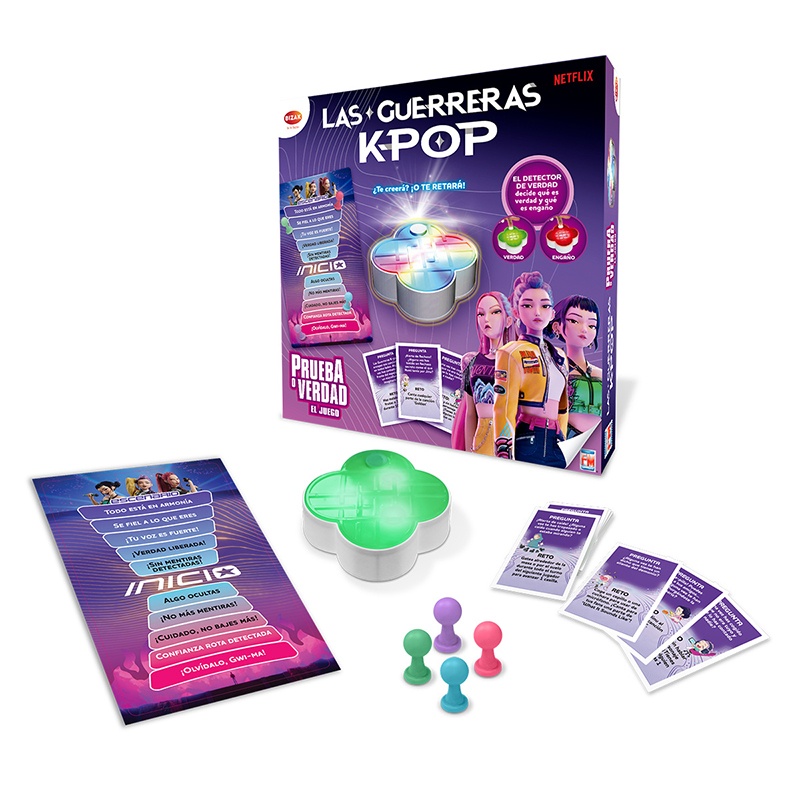 Juego de mesa Las Guerreras K-Pop Verdad o Reto