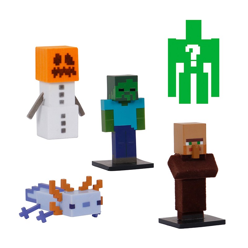 Minecraft Toppeez Pack 5 Figuras con Zombie
