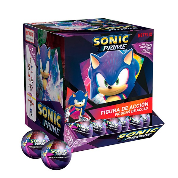 Sonic Figura Articulada Surprise 8cm - Imagem 2