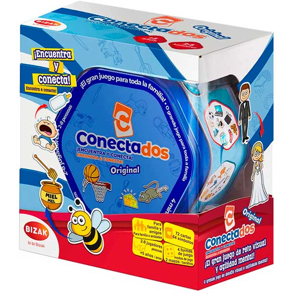 Dobble Connect - Jogo de cartas em espanhol : : Brinquedos e  Jogos